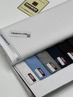 French Line Fabric by Mubarak #12000