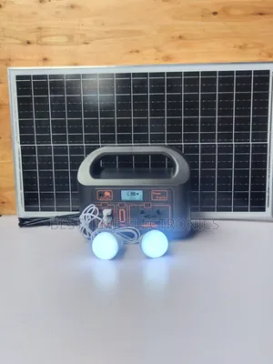 150 Watts Solar Power Station With Solar and Bulbs