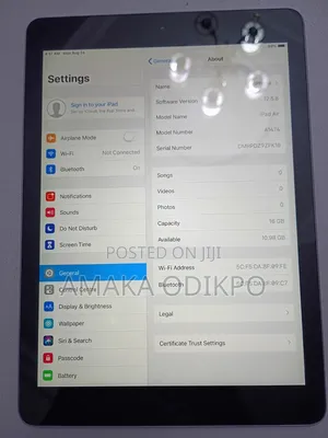 Apple iPad Air 16 GB Silver