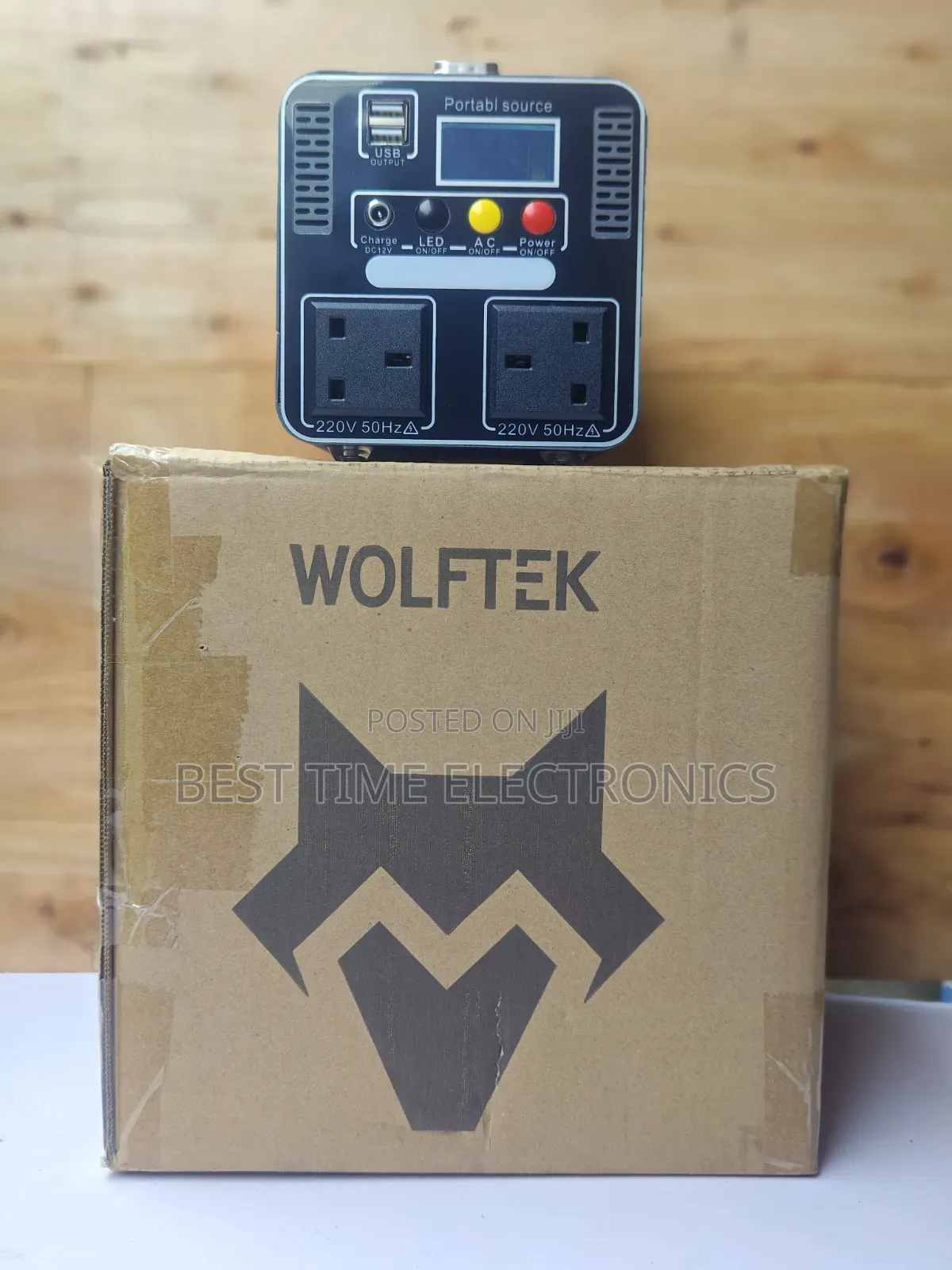 Wolftek 500w Portable Lithium Solar Generator ENGINE