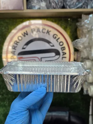 2 Litre Foil Plate With Transparent Lid