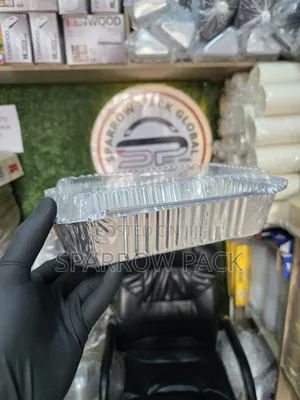 2 Litre Foil Plate With Transparent Lid