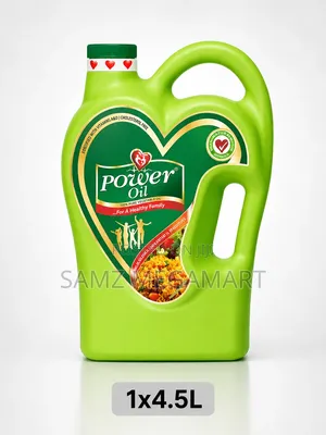 Power Oil 100% Pure Vegetable Oil 1x4.5L