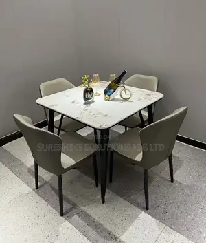 4seaters Luxury Marble Top Dining Set