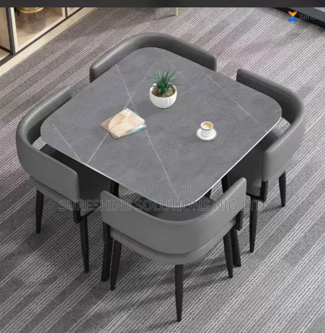 4seaters Luxury Marble Top Dining Set