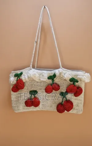 Crochet Strawberry Bag