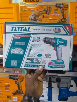 TOTAL 20V Lithium-Ion Cordless Drill (P20S System) – Brand New
