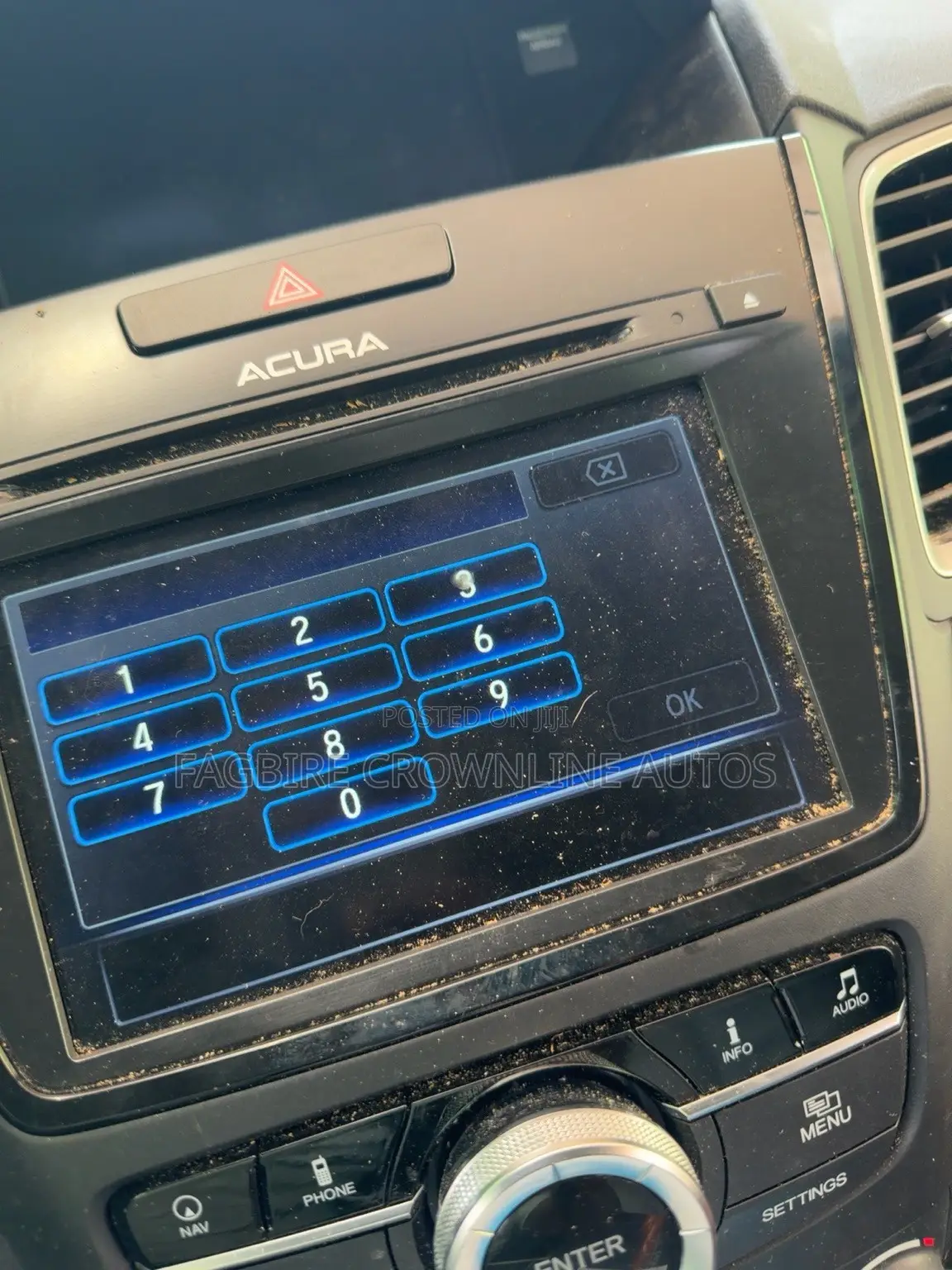 Acura Anti Theft Code