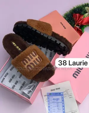 Luxury Miu Miu Slide Original Comes With Full Package