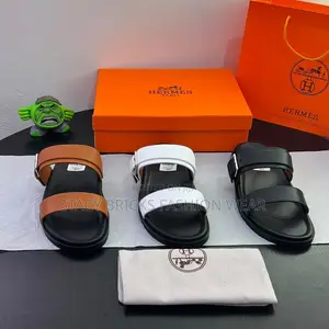 HERMES PALM SLIPPERS Come in Three Colors