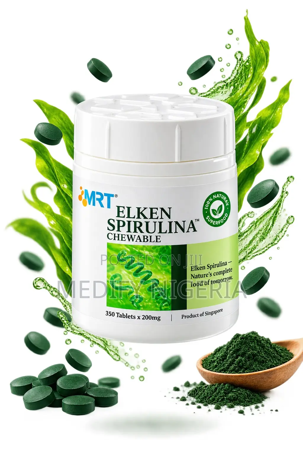 Elken Spirulina 350 Tablet