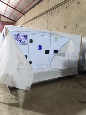 Brand New 50KVA Perkins Soundproof Generator 100% Pure Copper Wire