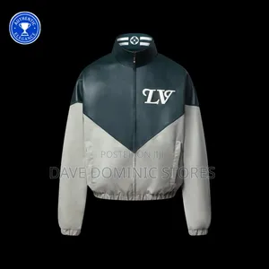 Louis Vuitton Leather Turtleneck Jacket Now Available in Store.