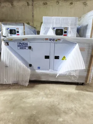 Brand New 60kva Perkins Soundproof Generator 5 Years Warranty Copper