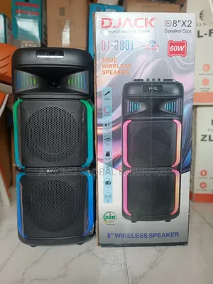  DJACK DJ-8001 8” 60W Powerful Wireless Speaker