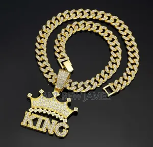  Gold-Plated Men's Chains Pendants – Stylish Big Boy Drip 