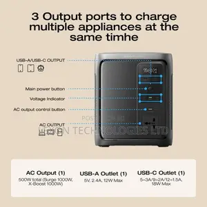 Delta 3 Air 1000 500W Output, 960Wh Battery Capacity