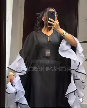 Elegant Single Flared Bubu With Inner Belt