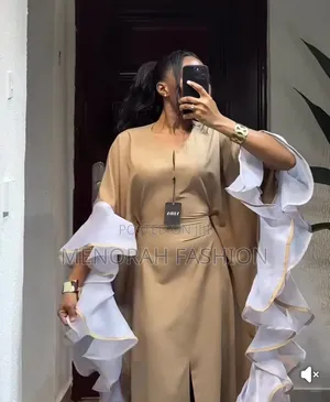 Elegant Single Flared Bubu With Inner Belt