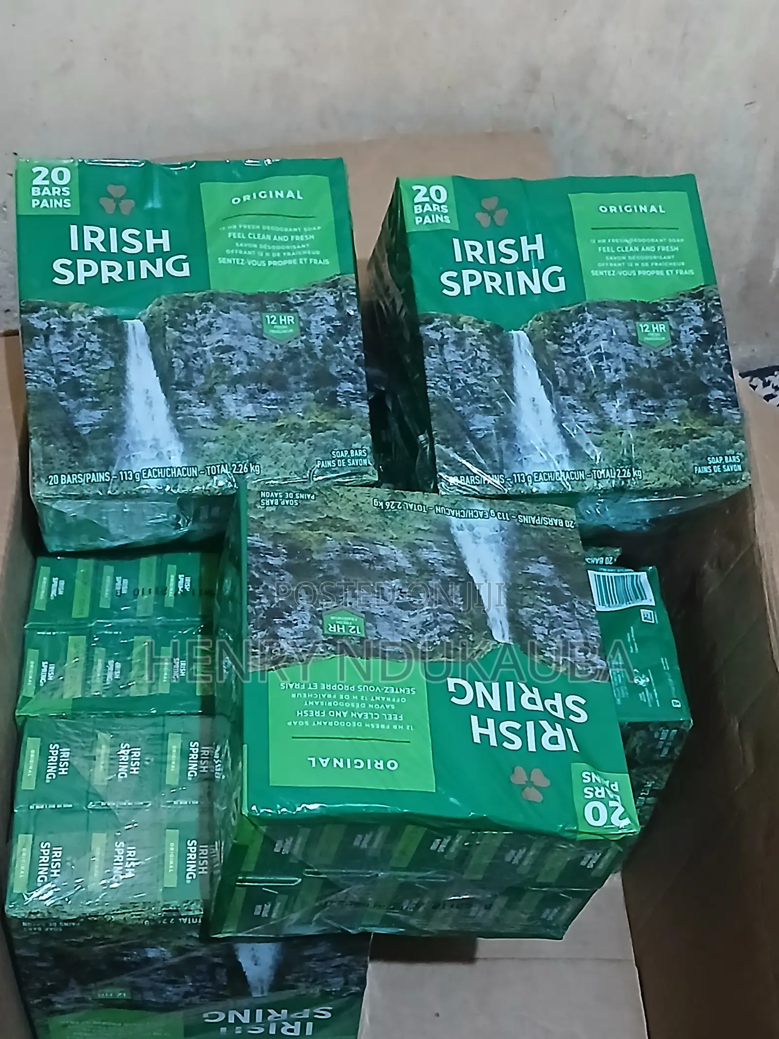 Original Irish Spring Shipped From Canada