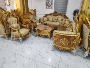 Classic Egyptian Royal Sofa Chairs by 8-10Seaters Full Set