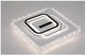 Crystal LED Simple Bedroom Ceiling Light With Spotlight