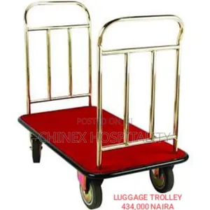 Heavy-Duty Hotel , Resort Warehouse Luggage Trolley