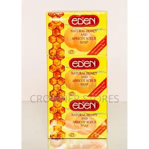 Eden Natural Honey Apricot Soap - 150G (3 Pack)
