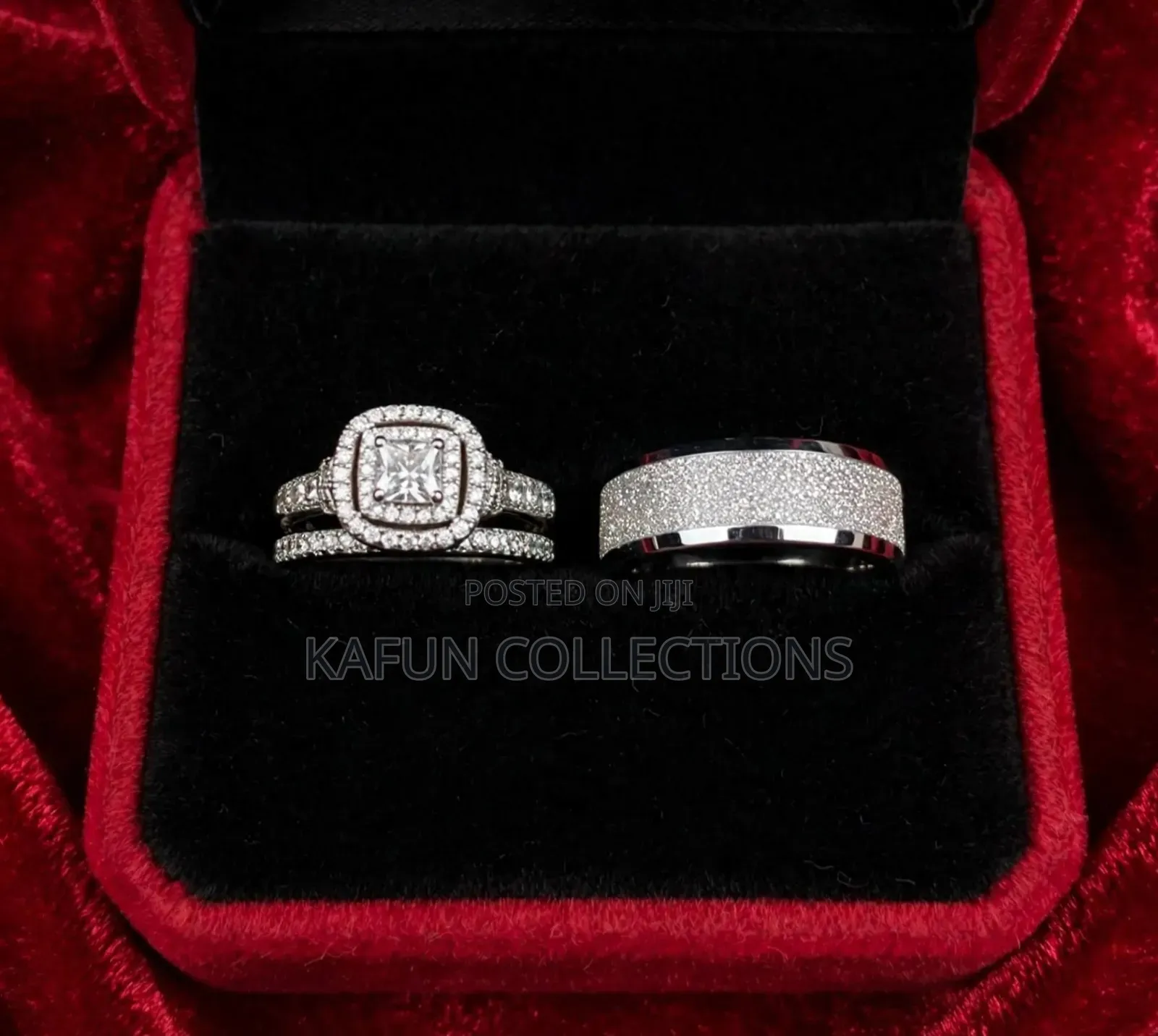 His and Hers Luxury Ring Set