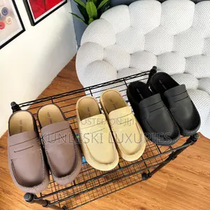 Original the Naple Wrapped Oil Leather Clogs
