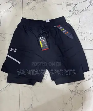 Men’s Gym Running Shorts With Inner Tights – High-Quality Shorts