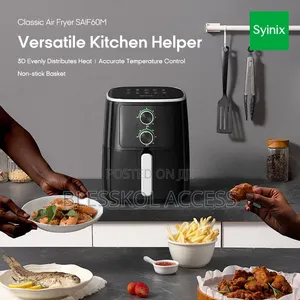 Syinix 6L Temperature Control 3d-Heating Air Fryer