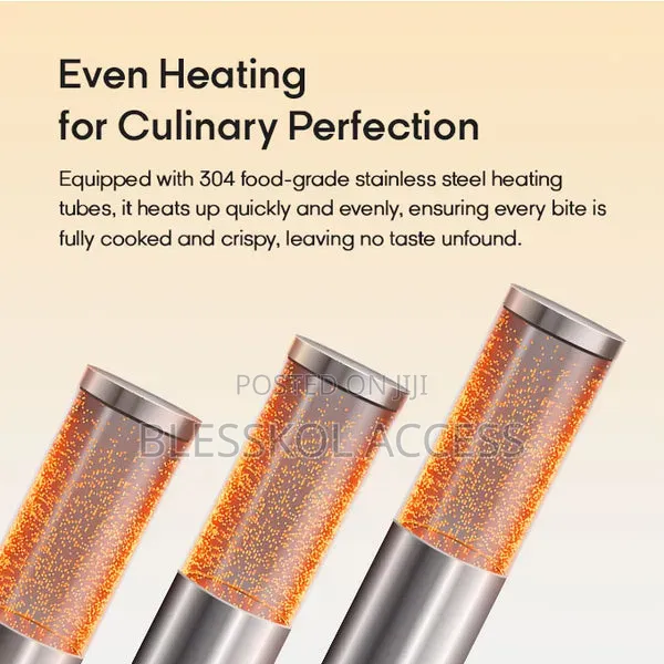 Syinix 6L Temperature Control 3d-Heating Air Fryer