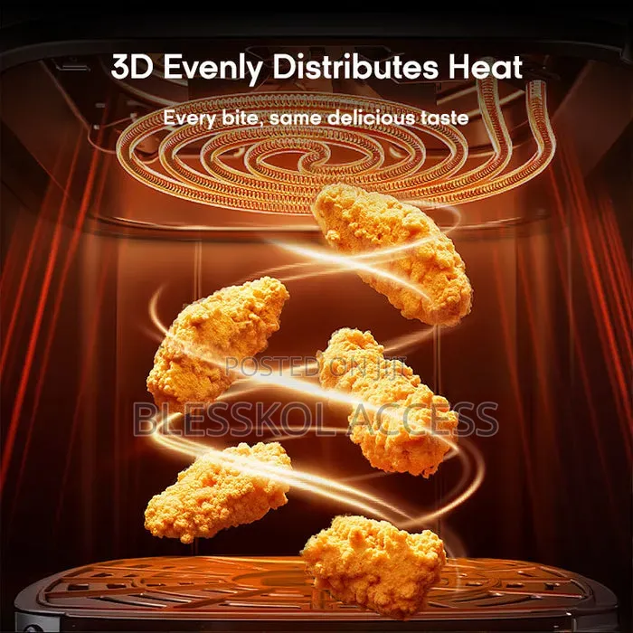 Syinix 6L Temperature Control 3d-Heating Air Fryer
