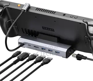 JSAUX 6-in-1 Dock Station at 120Hz HDMI, Gigabit Ethernet, 100W Charge