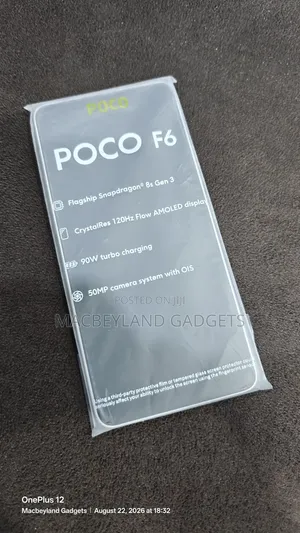 New Xiaomi Poco F6 512 GB Silver