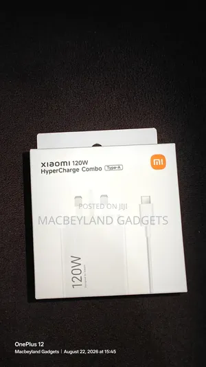 Original Xiaomi 120 Watts Charger, Uk 3 Pin, Brand New Sealed