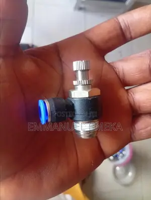 8mm X 1/4bsp Flow Speed Control Valve Connector Elbow Pneumatic Push