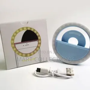 Phone Selfie Ring Light Clip-on LED Fill Light for Mobile Photography