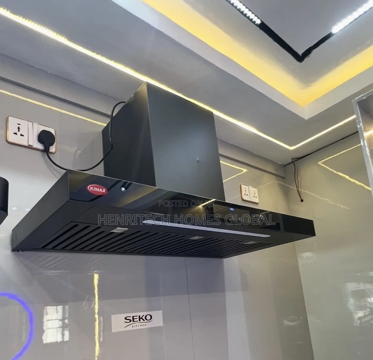 KIMAX 90CM Range Hood | AI Voice Control | Hand Wave | Digital Display