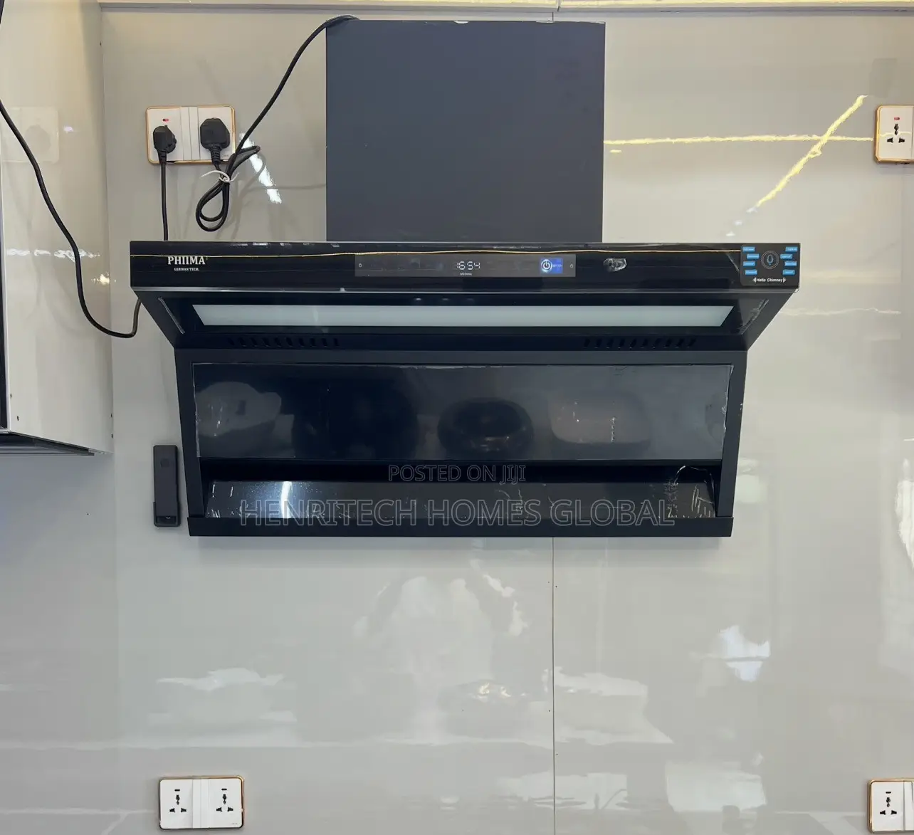 PHIIMA 90CM High Suction Plasma Range Hood | AI Voice Command