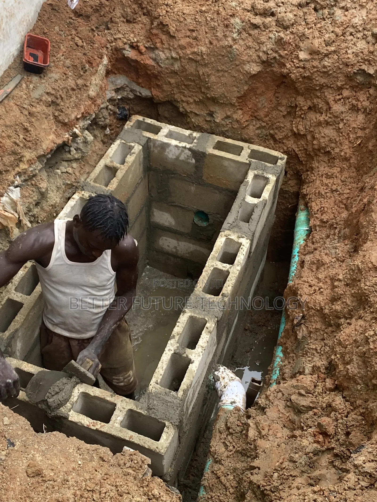 Sewage Digester for 7 Toilets