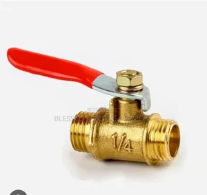 1/4" Ball Valve Used for Shut-Off Control in Water, Air, and Gas Lines