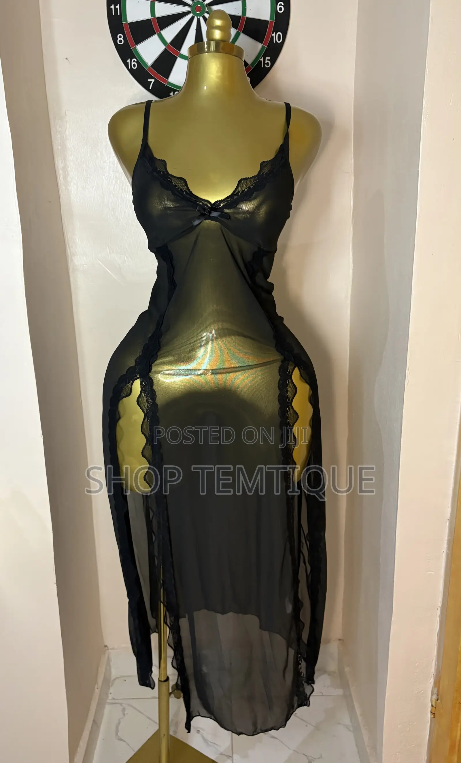 Sexy Lace Mesh Gown