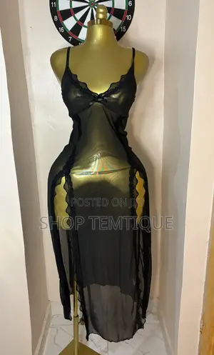 Sexy Lace Mesh Gown