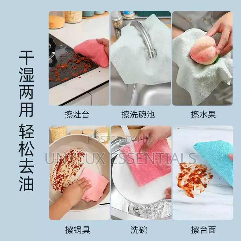 Reusable Microfiber Towel Roll (Roll of 20/30pcs)