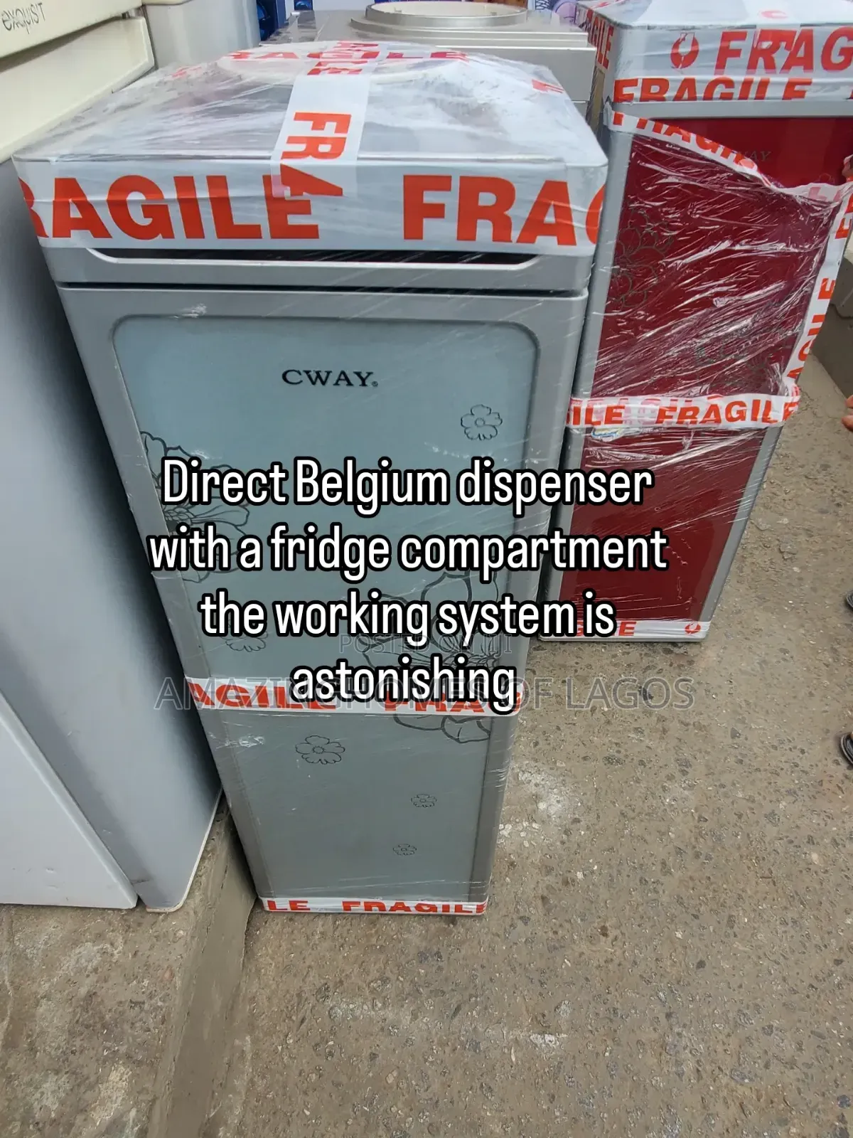 Direct Belgium Dispenser With Refrigerator Compartment