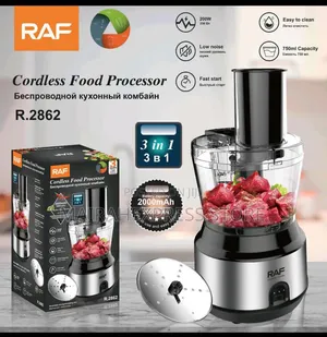3in1 Raf Cordless(RECHARGEABLE) Food Processor 2st7