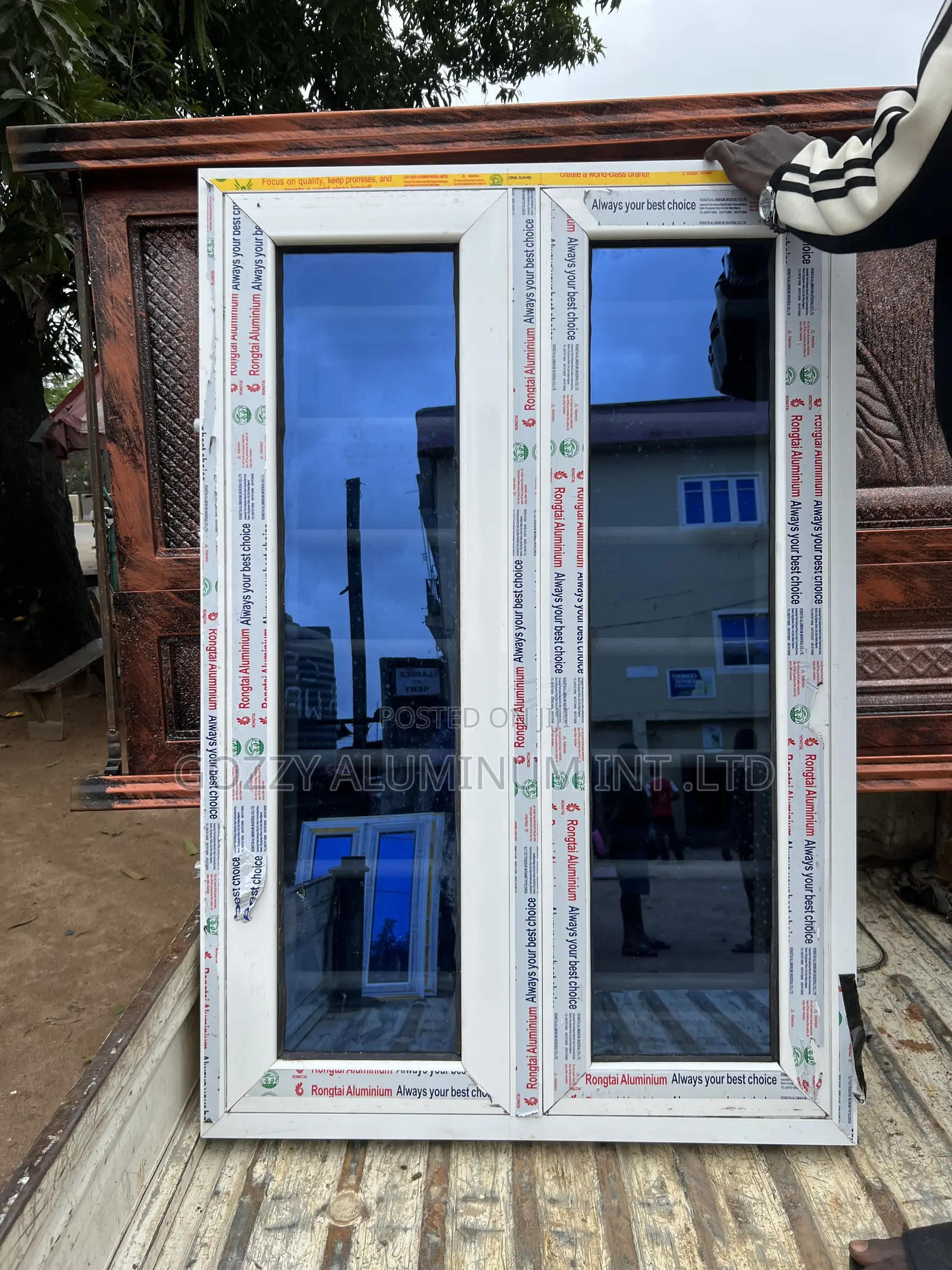 White Casement Window