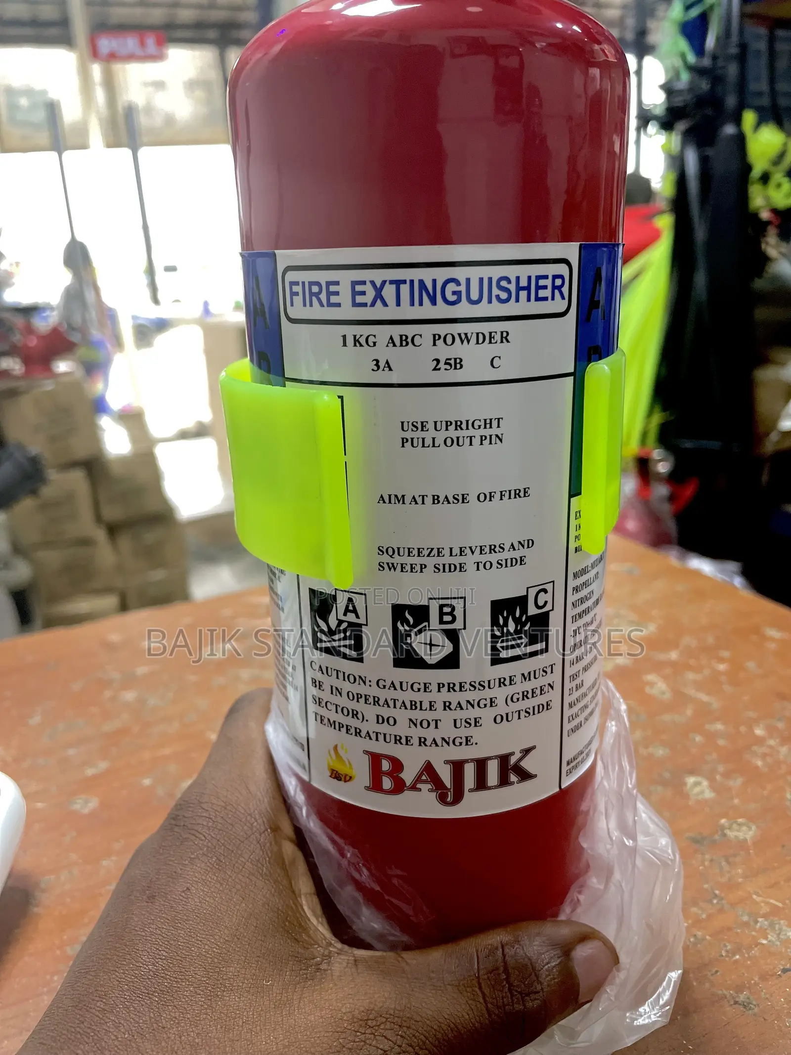 1kg Fire Extinguisher DCP